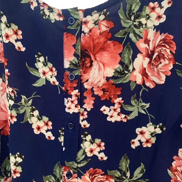 Meraki Medium Blouse Flowy Floral Cottagecore - Picture 4 of 7
